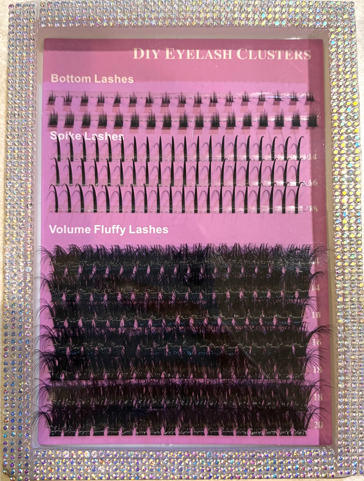 Spiked Out Lash Clusters + Bottoms